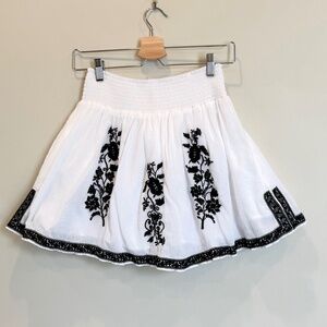 J.Crew smocked waist mini skirt